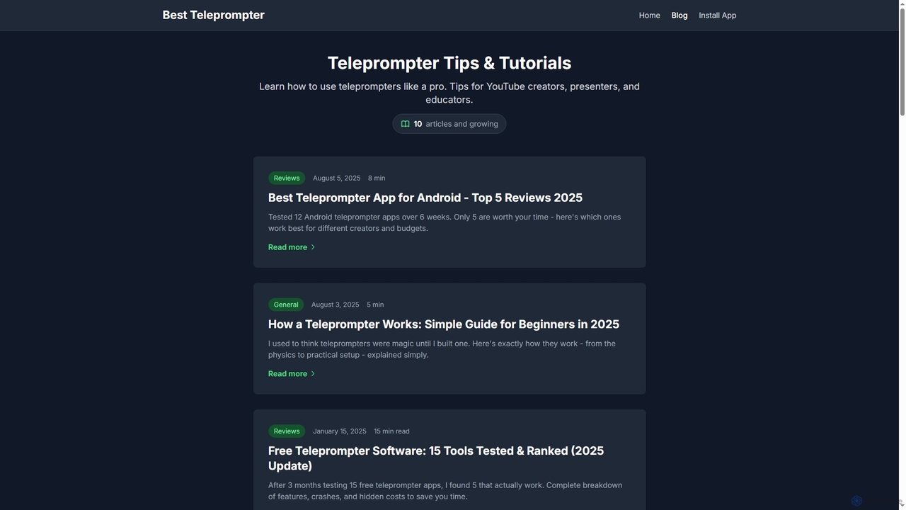 Blog - Teleprompter Tips & Guides | Best Teleprompter for Best Teleprompter