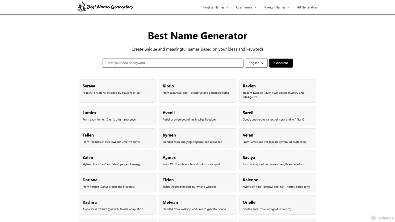 bestnamegenerators