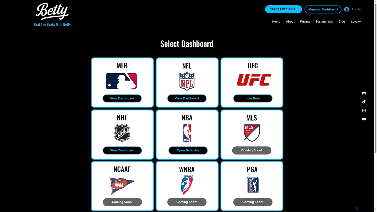 Betty Sports: Your Betting Dashboard | betty sport for Betty Sports