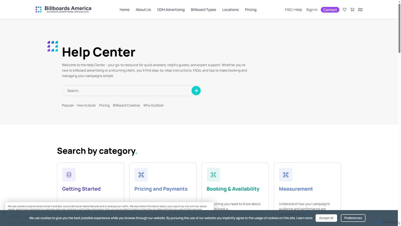 Billboards America Help Center and Support Hub for Billboards America