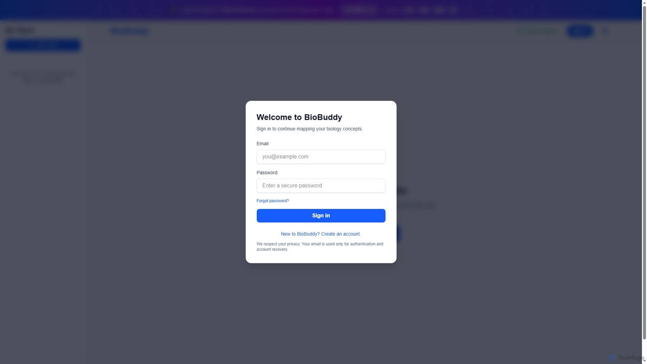 Create Concept Map | BioBuddy for BioBuddy