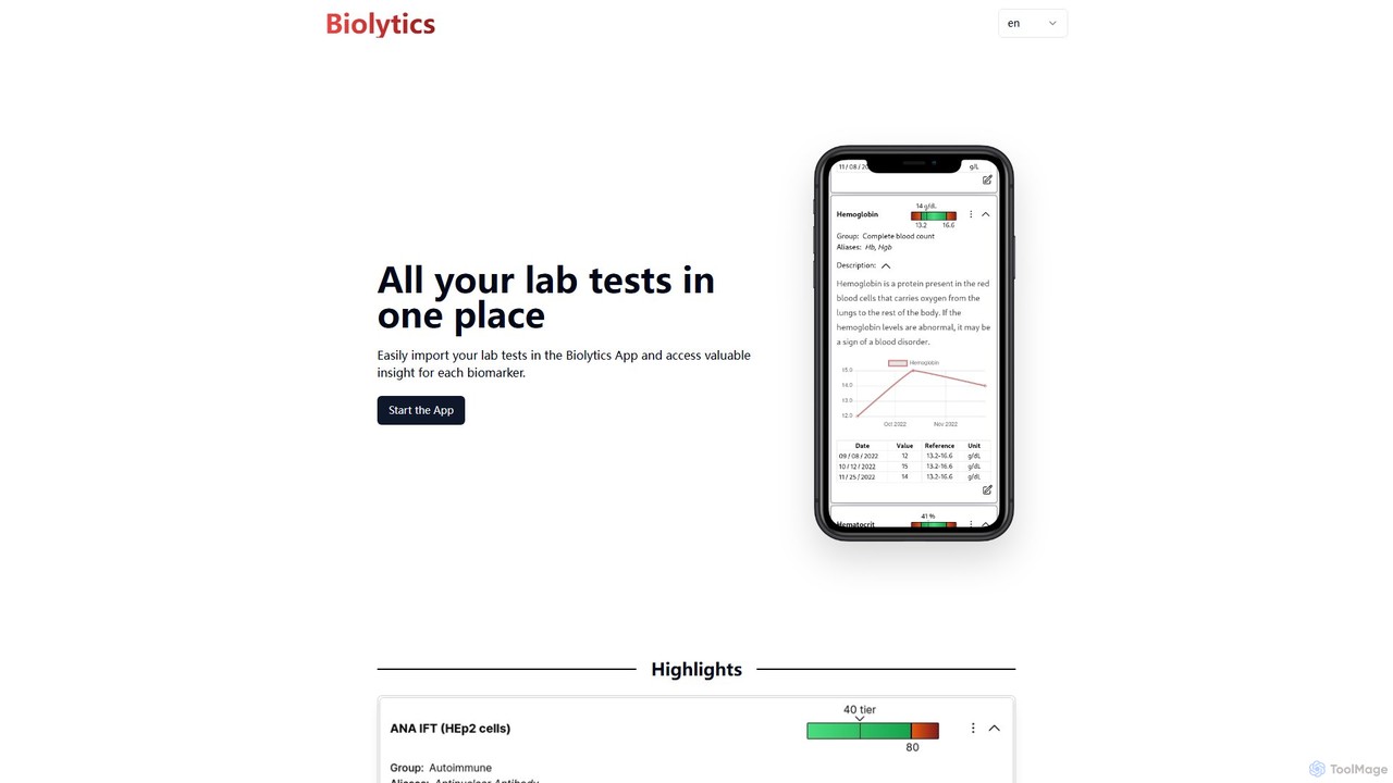 Biolytics