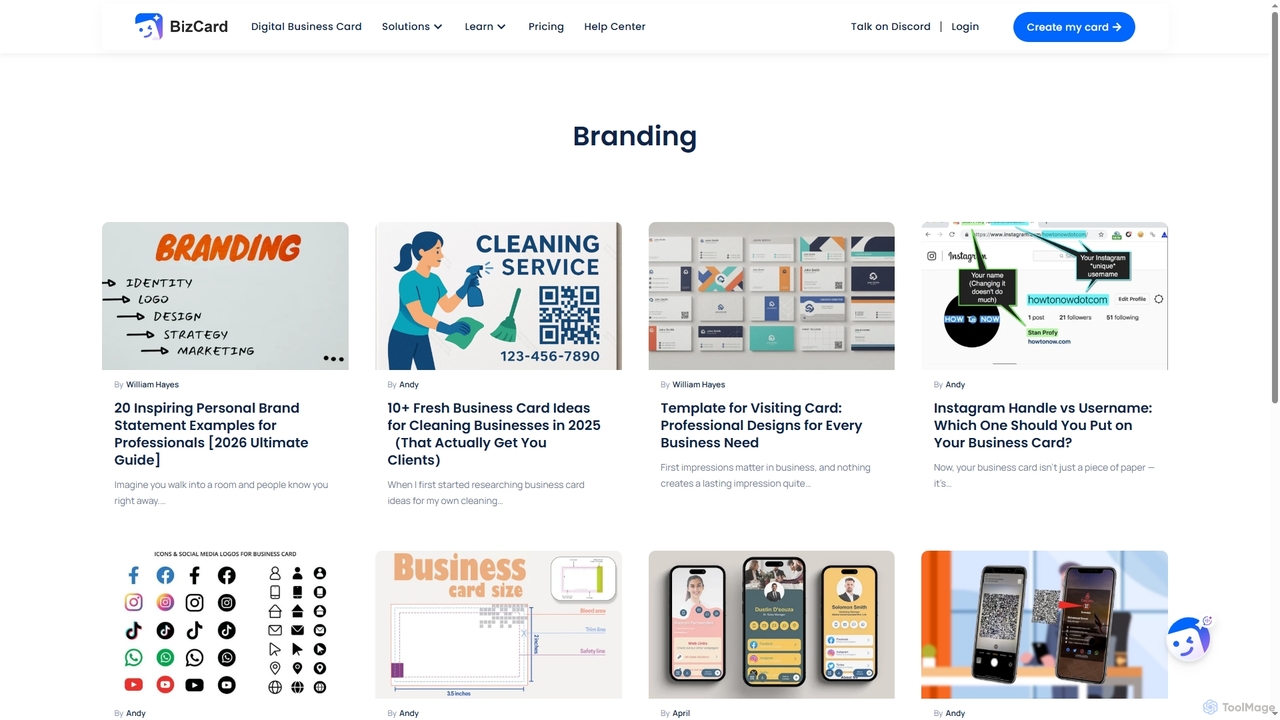 Branding - BizCard AI for BizCard