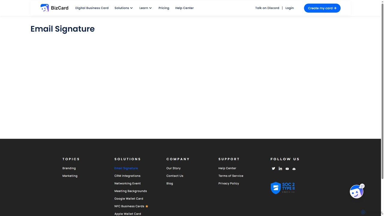 Email Signature - BizCard AI for BizCard