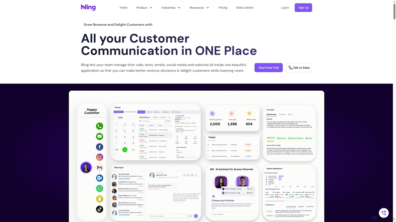 Bling – AI-Powered Communication Hub for Sales & Support for Bling