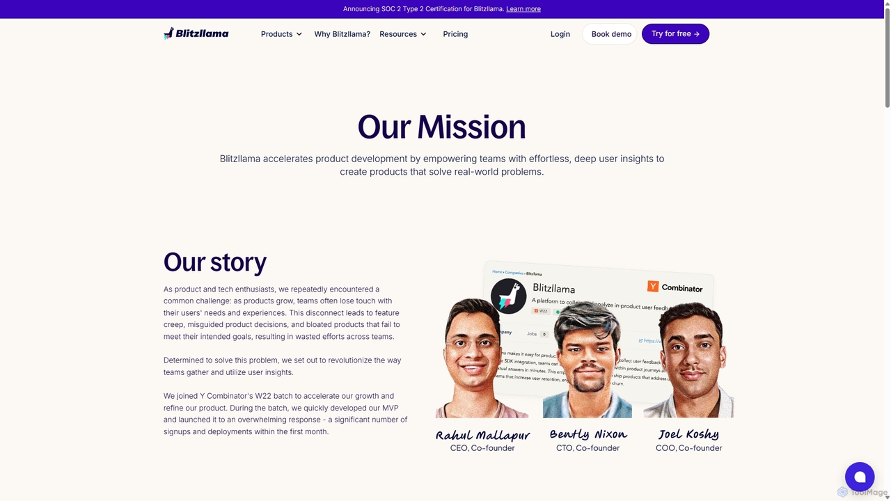 About Us for Blitzllama