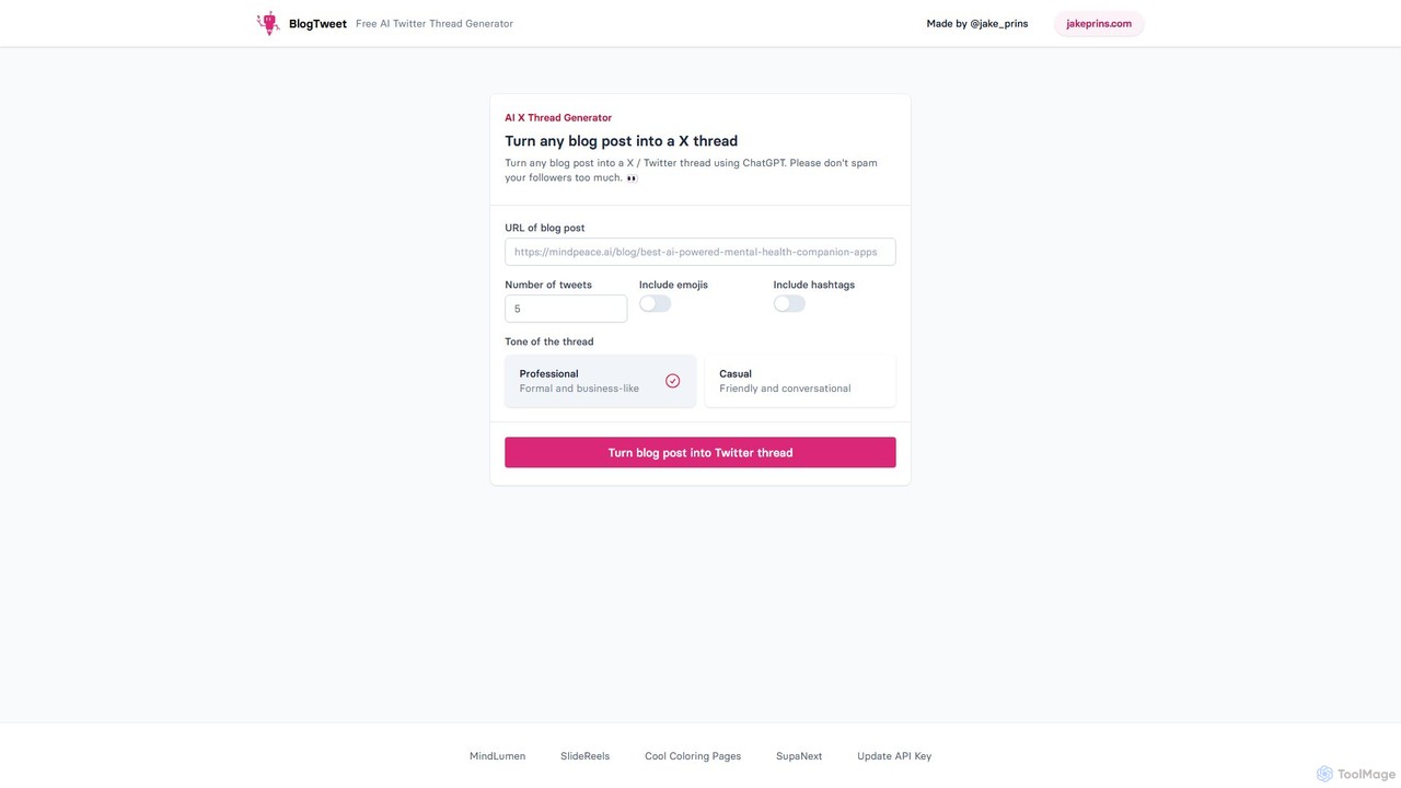 preview for BlogTweet