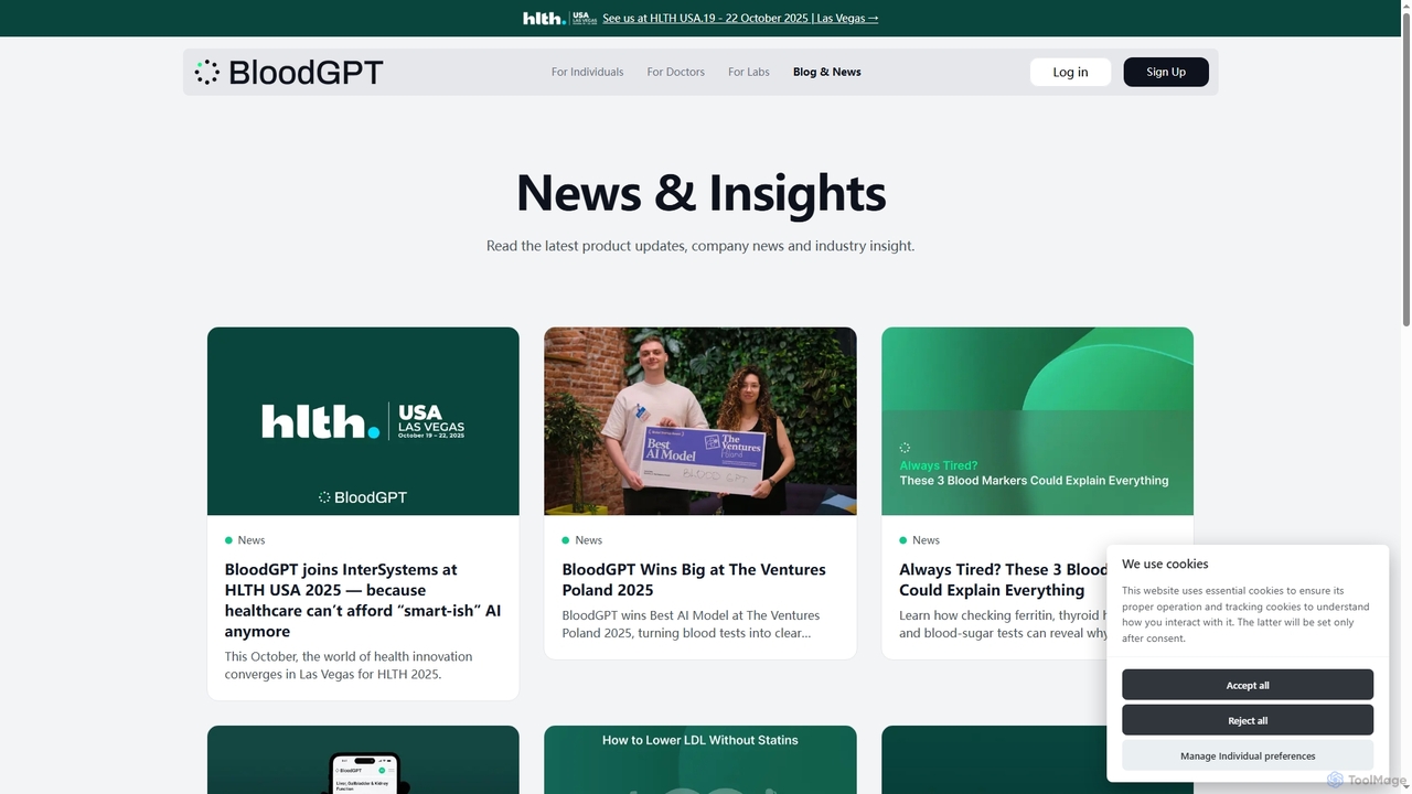 BloodGPT Blog - Health Insights & AI Technology Articles | BloodGPT for Bloodgpt