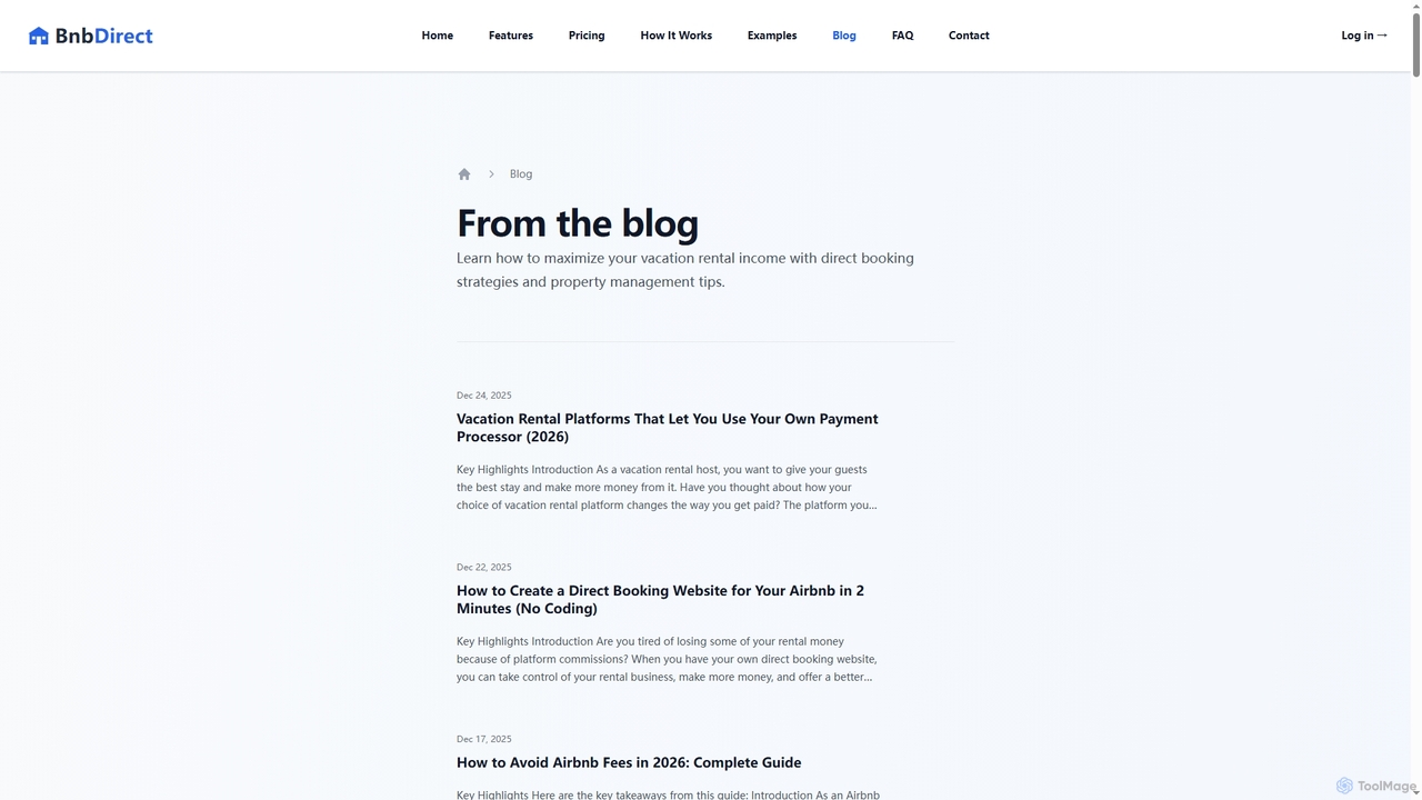 BnbDirect - Blog for BnbDirect