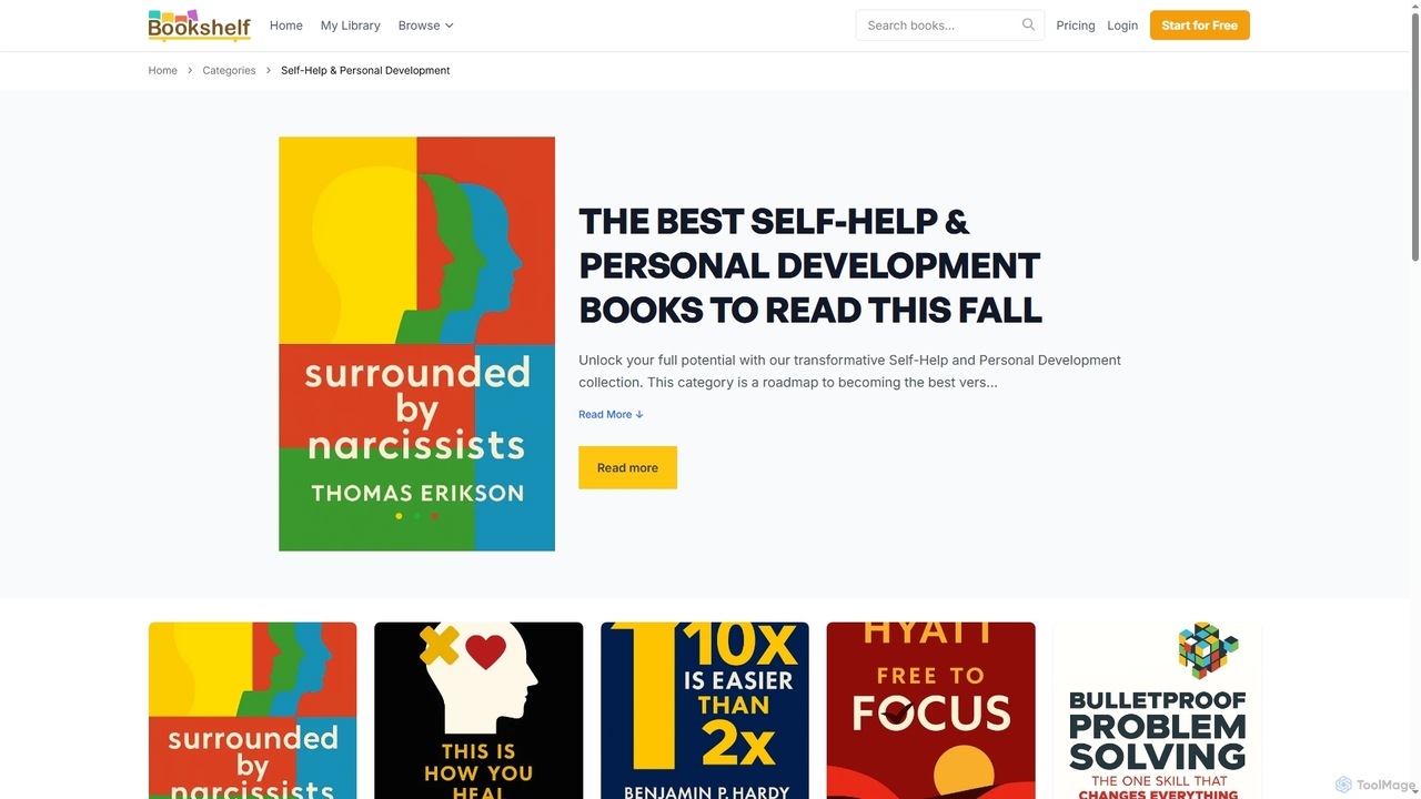 Free Best Self-Help & Personal Development Book Summaries in Audio,PDF & Epub for Bookshelf
