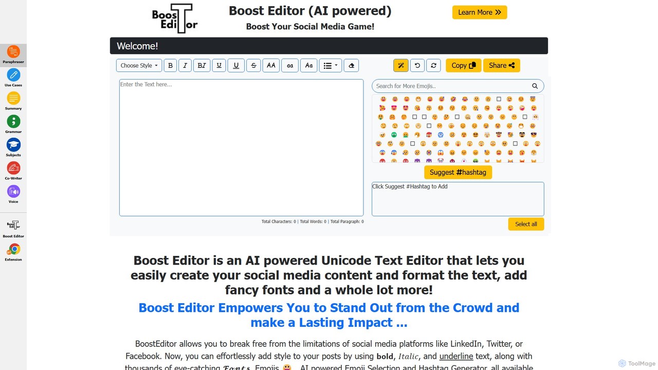 Boost Editor