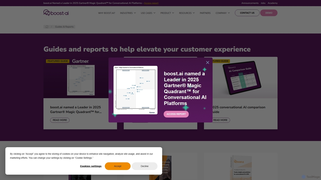 Guides & Reports | boost.ai for Boost.ai