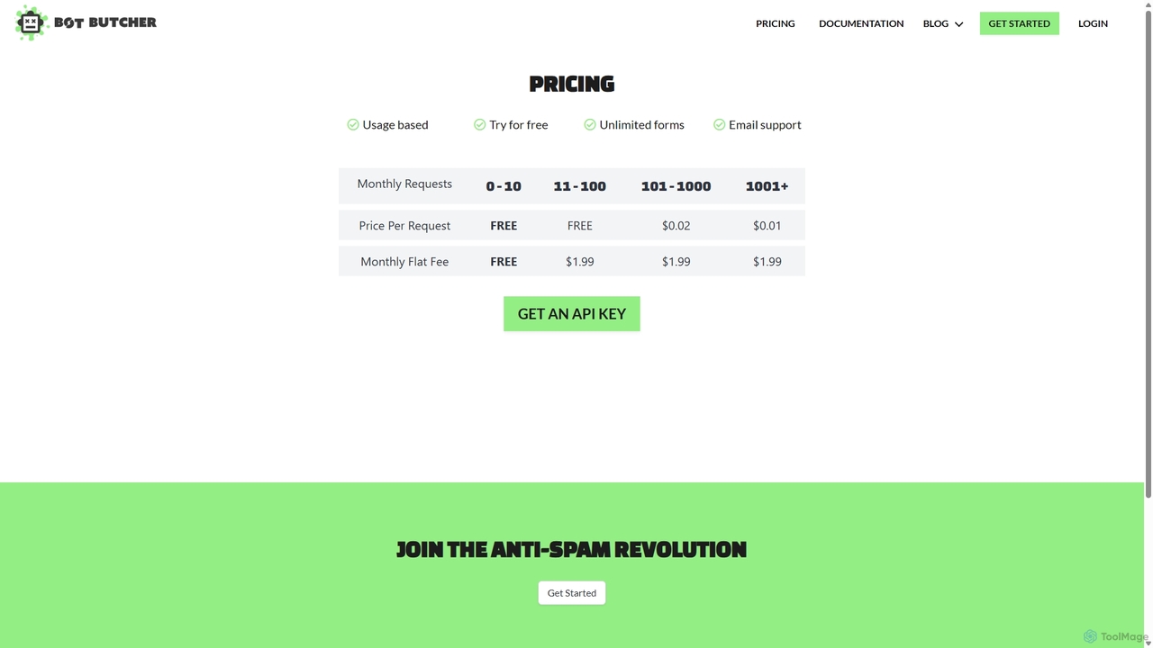 Pricing for Bot Butcher
