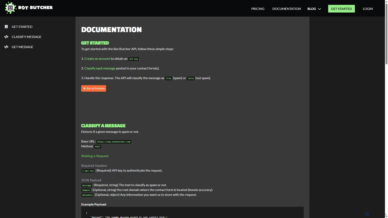 Documentation for Bot Butcher