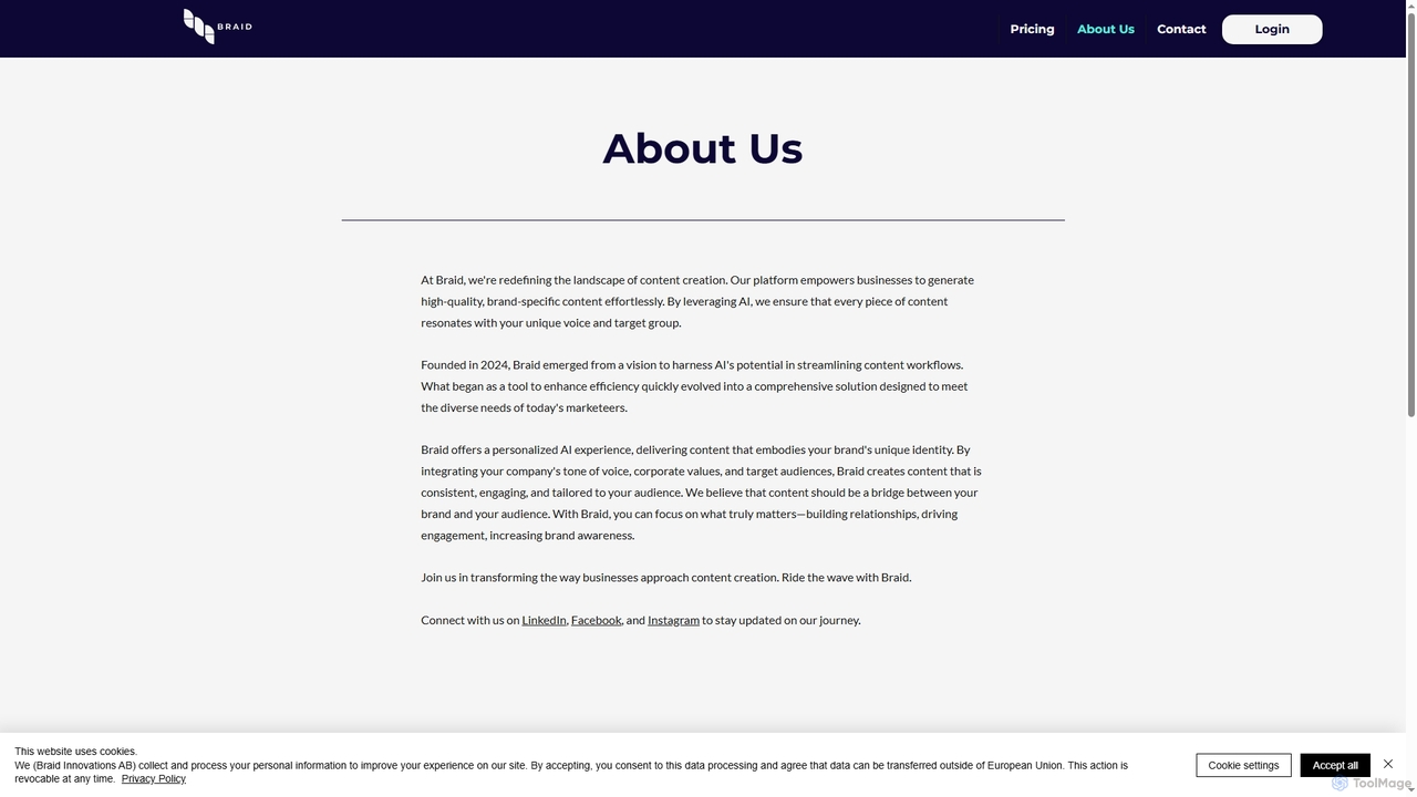 About Us | Braid | AI Marketing for BraidInnovations