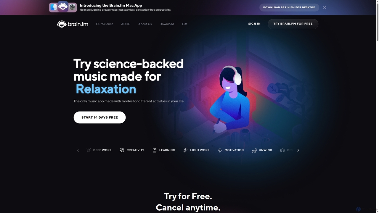Pricing for Brain.fm