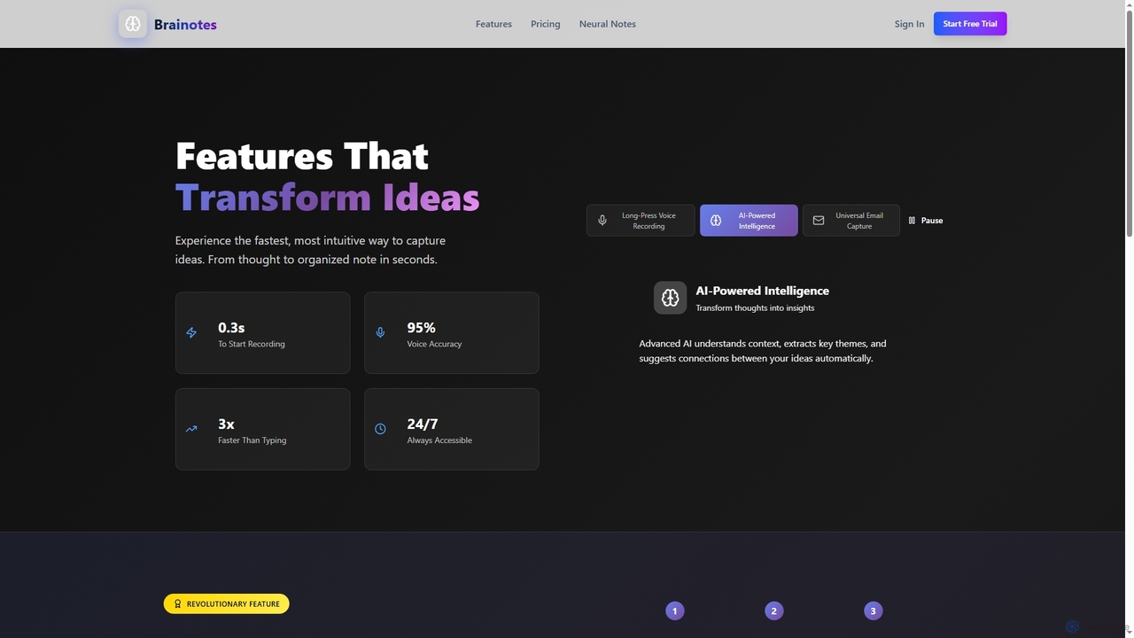Brainotes - The Builder's Idea Inbox for Brainotes