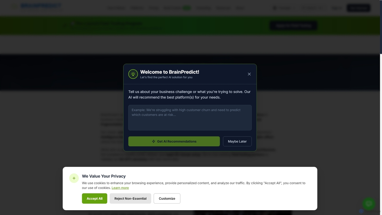 About BrainPredict - AI Innovation from Estonia for BrainPredict