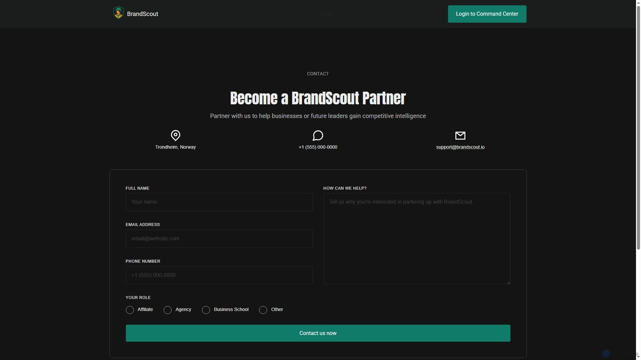 BrandScout - Become a Partner for BrandScout