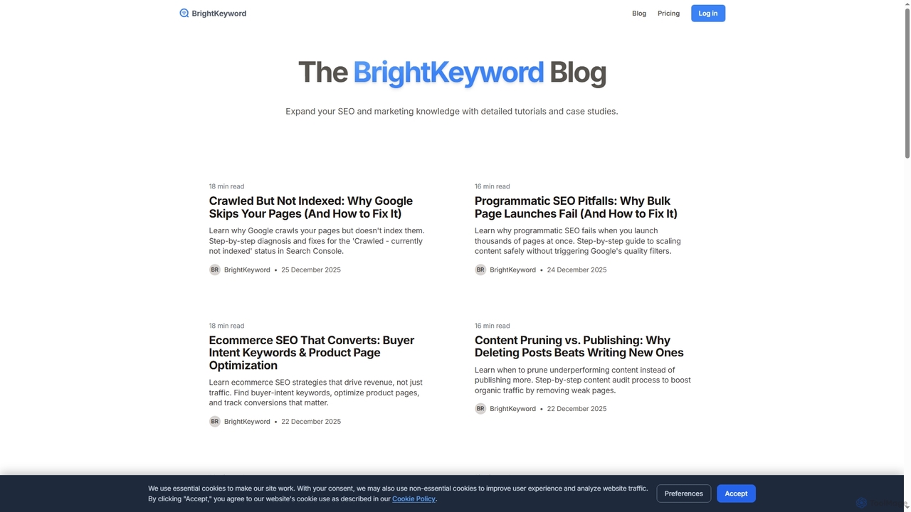 BrightKeyword Blog for BrightKeyword
