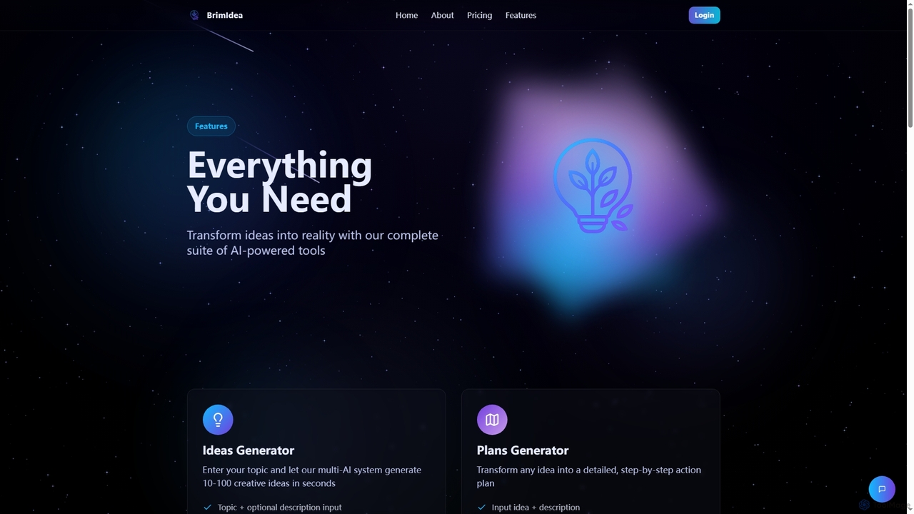 BrimIdea — Turn ideas into actions for BrimIdea