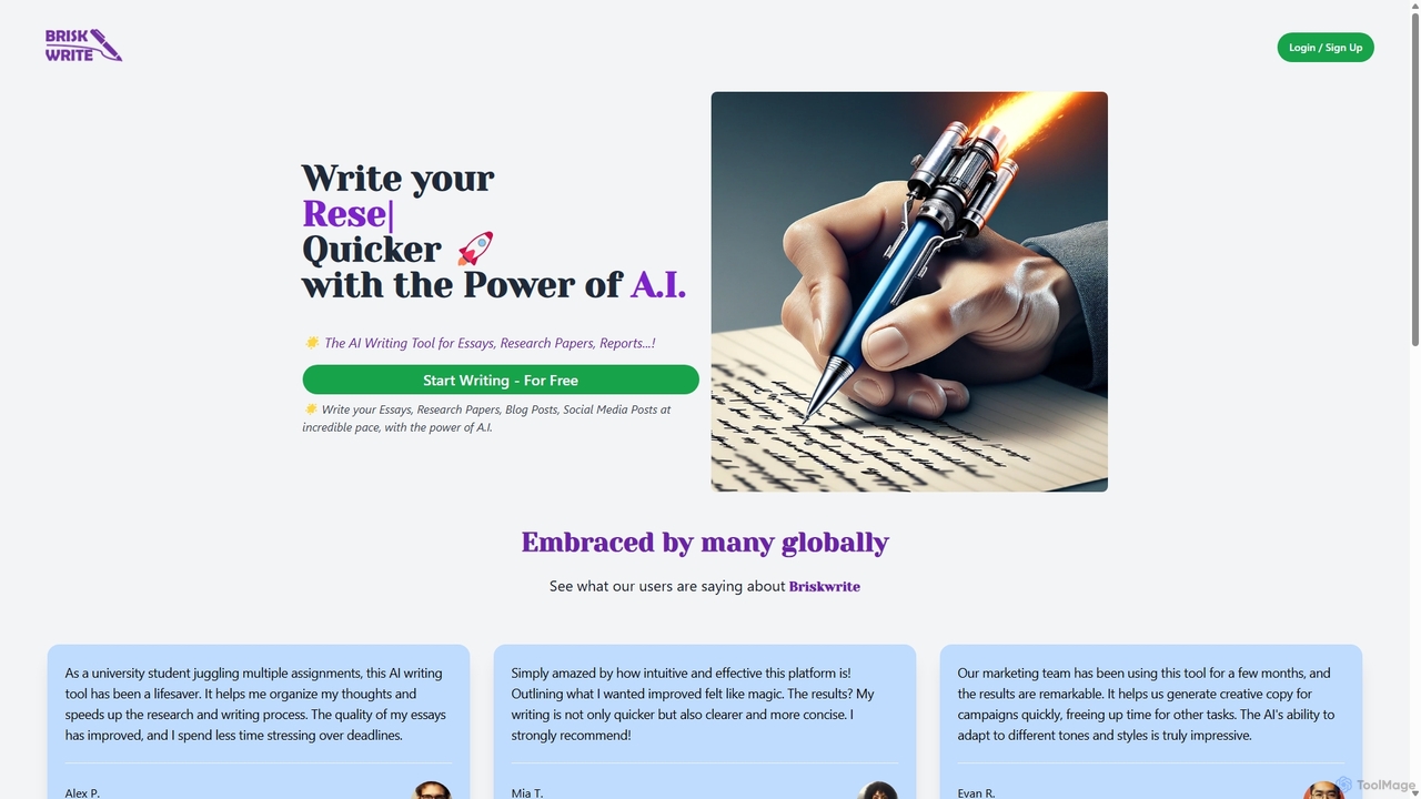 Briskwrite
