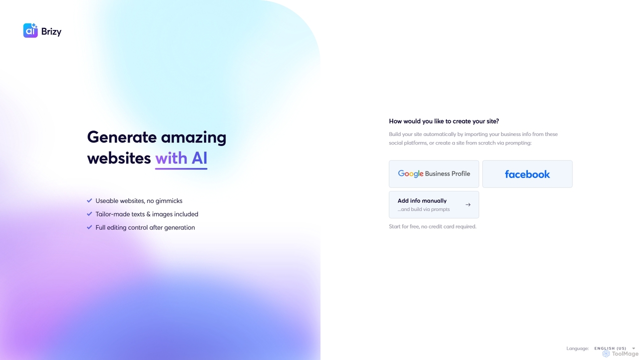 Brizy AI Builder