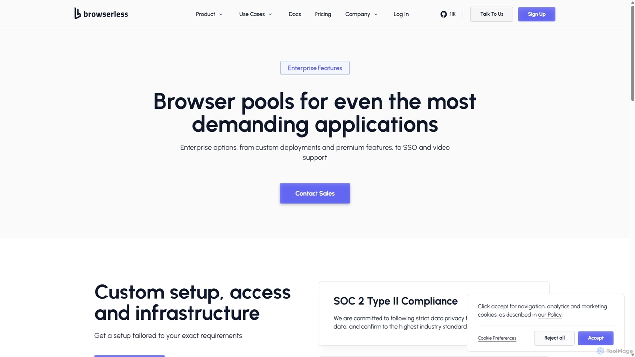 Enterprise Features For Large Scale Automations for Browserless