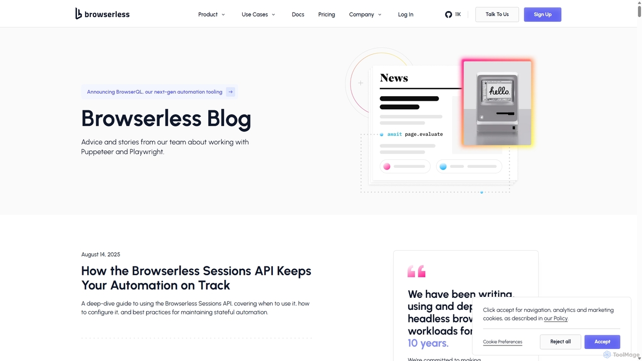 Blog – Browserless for Browserless