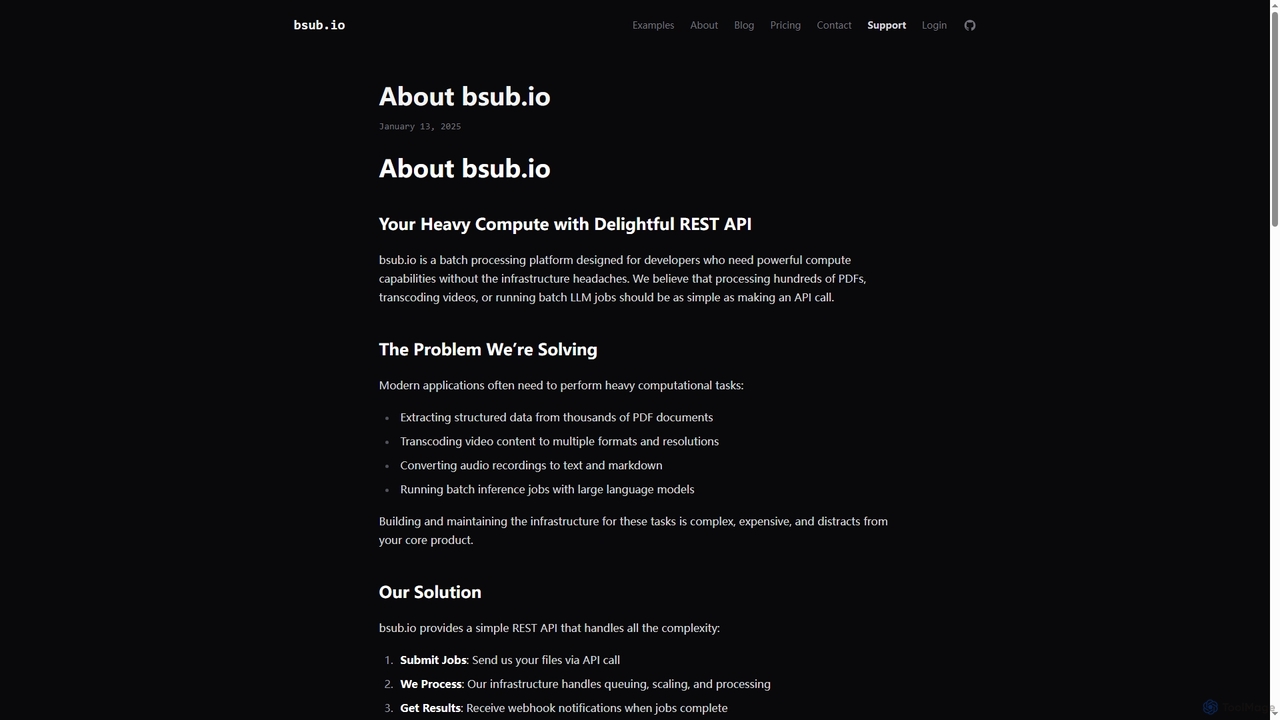 About bsub.io - bsub.io - zero-setup batch execution for command-line tools for Bsub