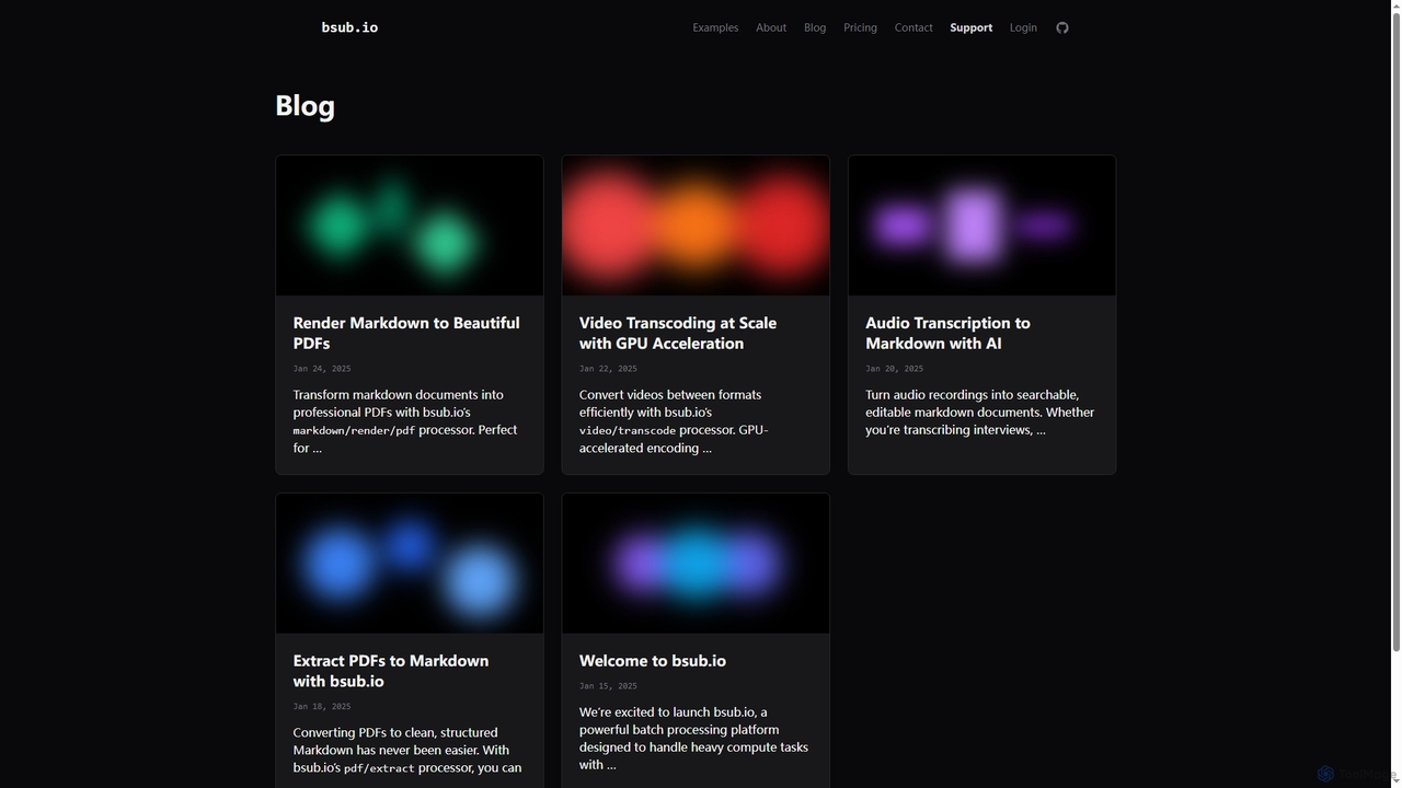 Blog - bsub.io - zero-setup batch execution for command-line tools for Bsub