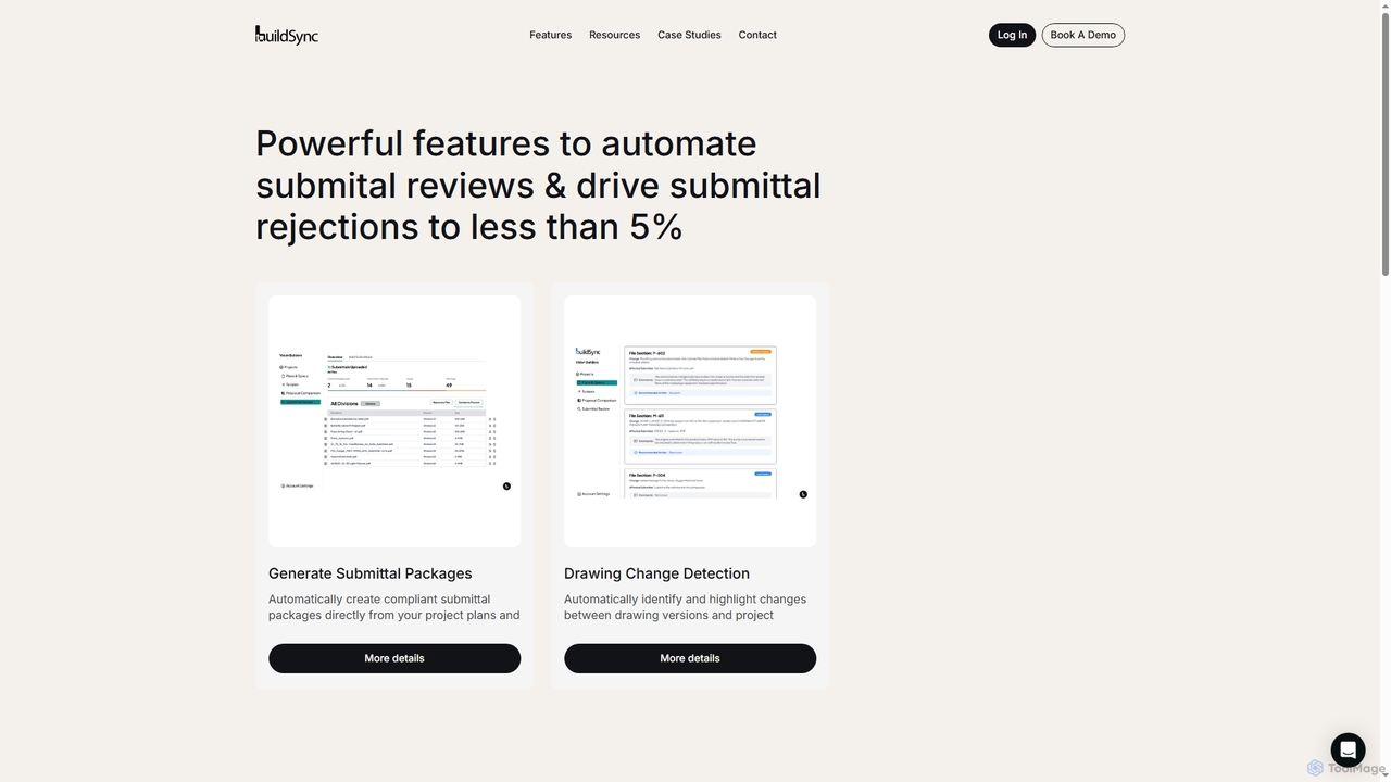 Features | BuildSync Construction Submittal Automation Platform for BuildSync