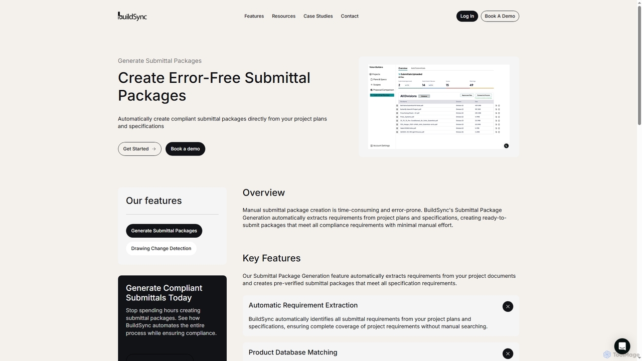 AI Construction Submittal Review Software | BuildSync for BuildSync