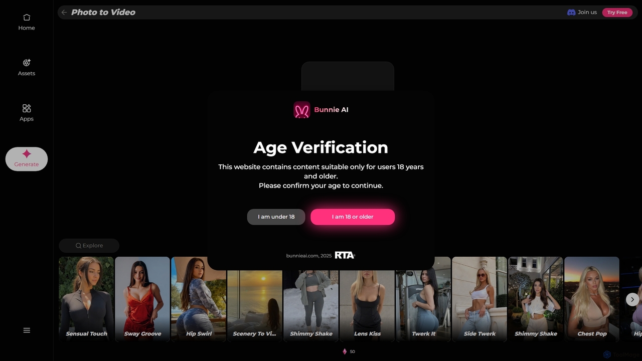 Free AI Video Effects & Video Generator - Bunnie AI for Bunnie AI