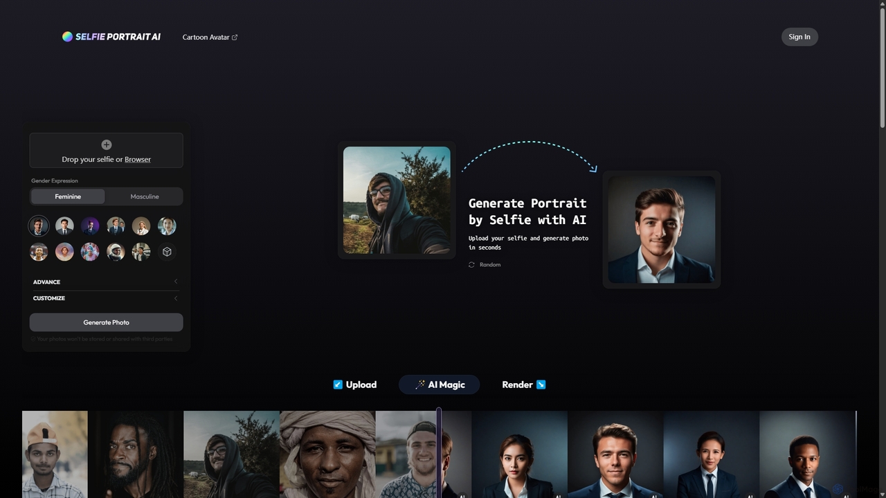Business Portrait AI