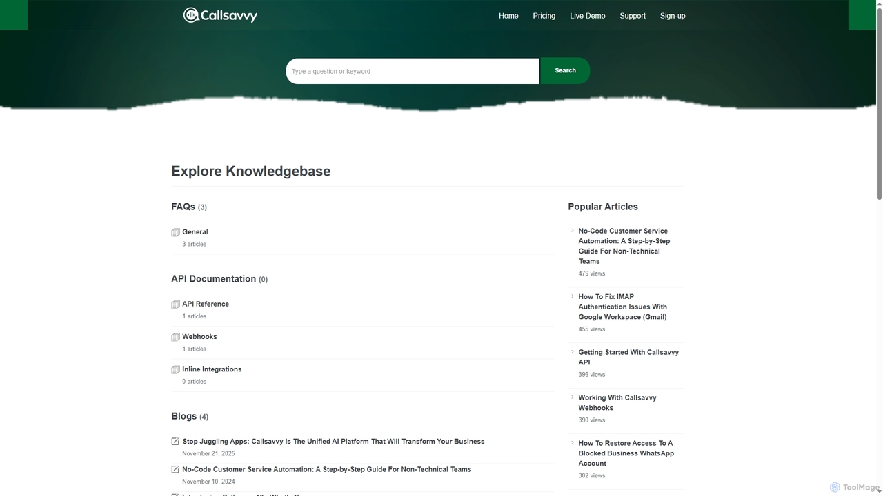 Callsavvy CRM Help Center for Callsavvy