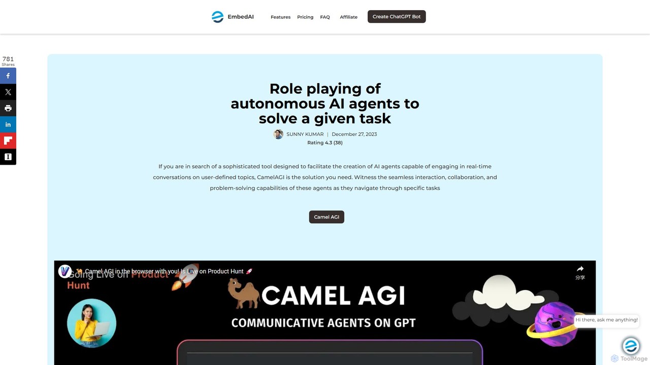 Camel AGI