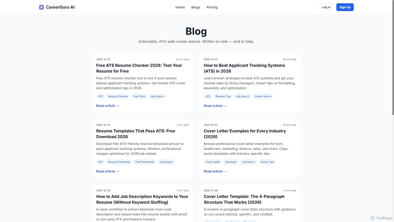 Blog | CareerGuru AI for CareerGuru AI