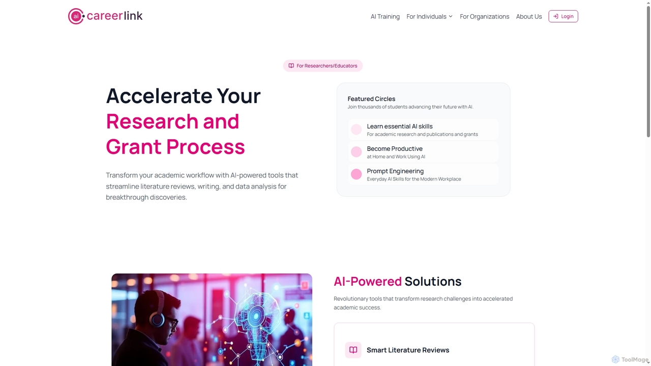 Academic Researchers - Careerlink | AI Research Assistant for Careerlink