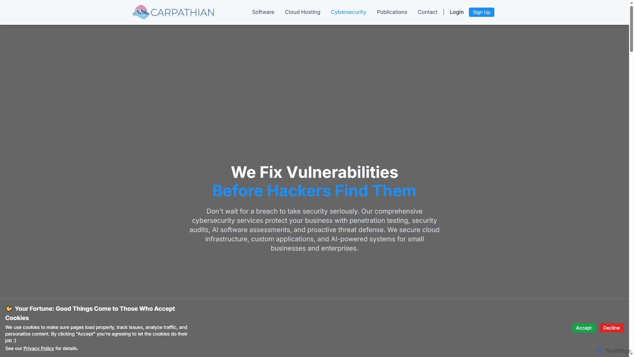 Cybersecurity Services | Carpathian for Carpathian
