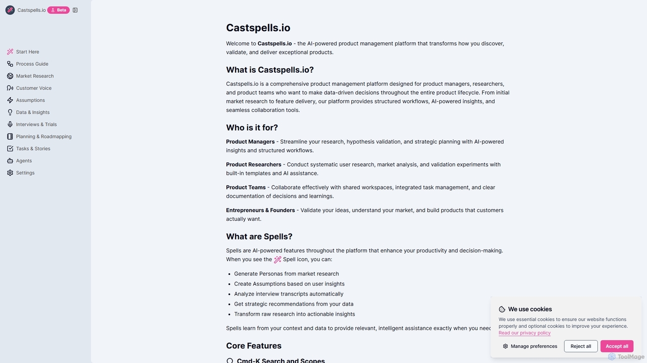 Castspells.io Documentation for CastSpells