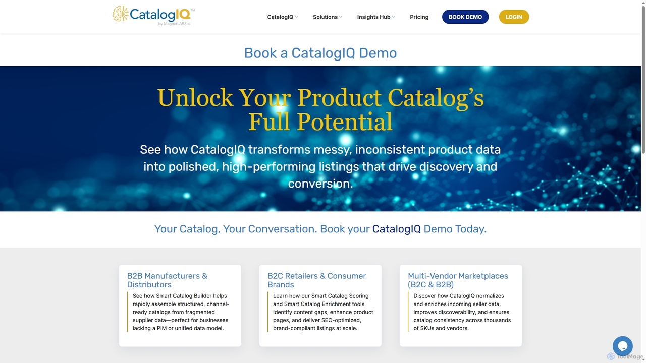 Book CatalogIQ Demo or Consultation | CatalogIQ by MagnetLABS for CatalogIQ