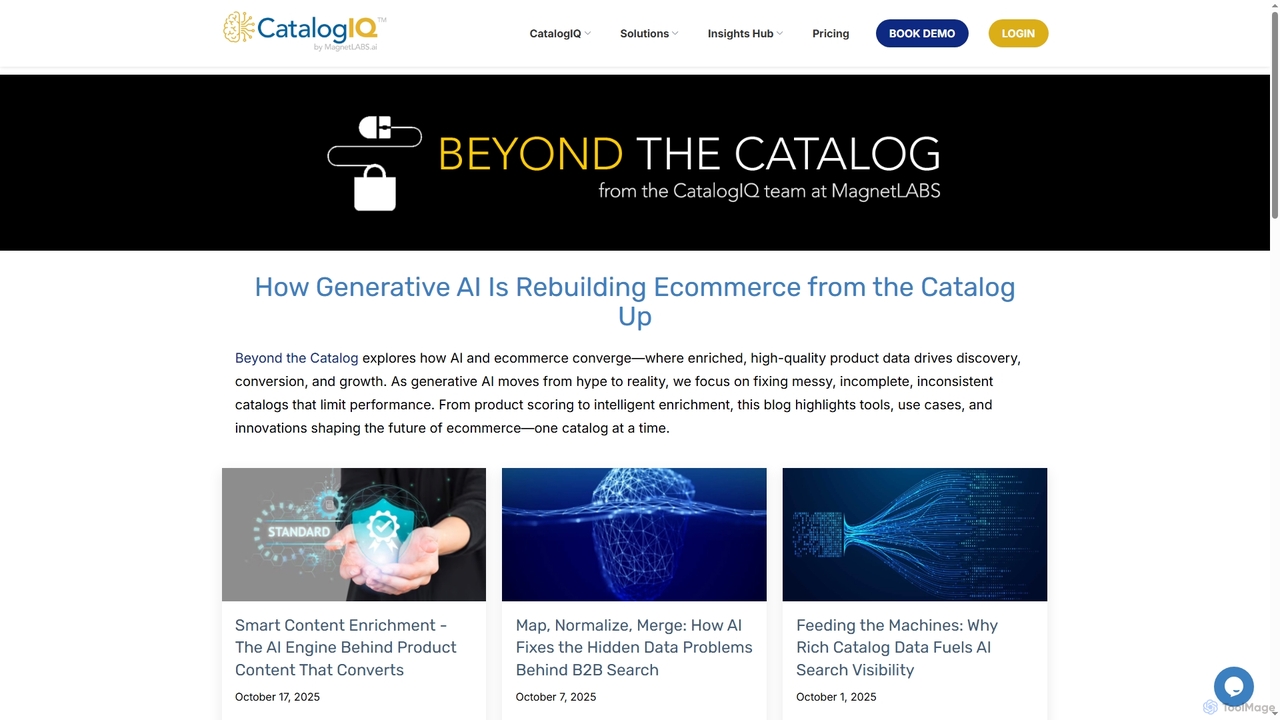 Beyond The Catalog for CatalogIQ