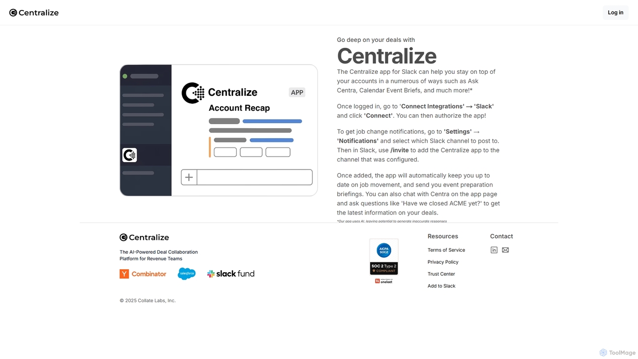 Centralize for Centralize