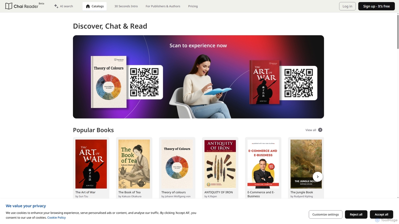 Interactive reading powered by AI | Chai Reader for Chai Reader