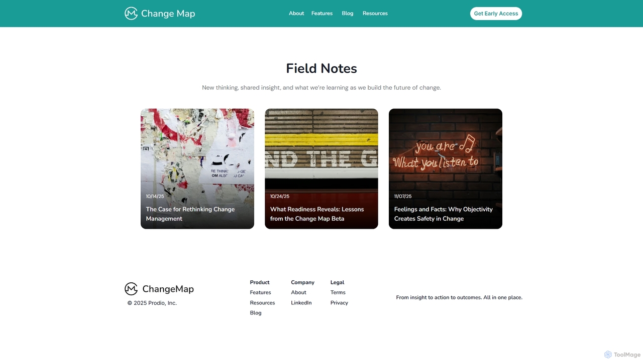 Field Notes | ChangeMap for ChangeMap