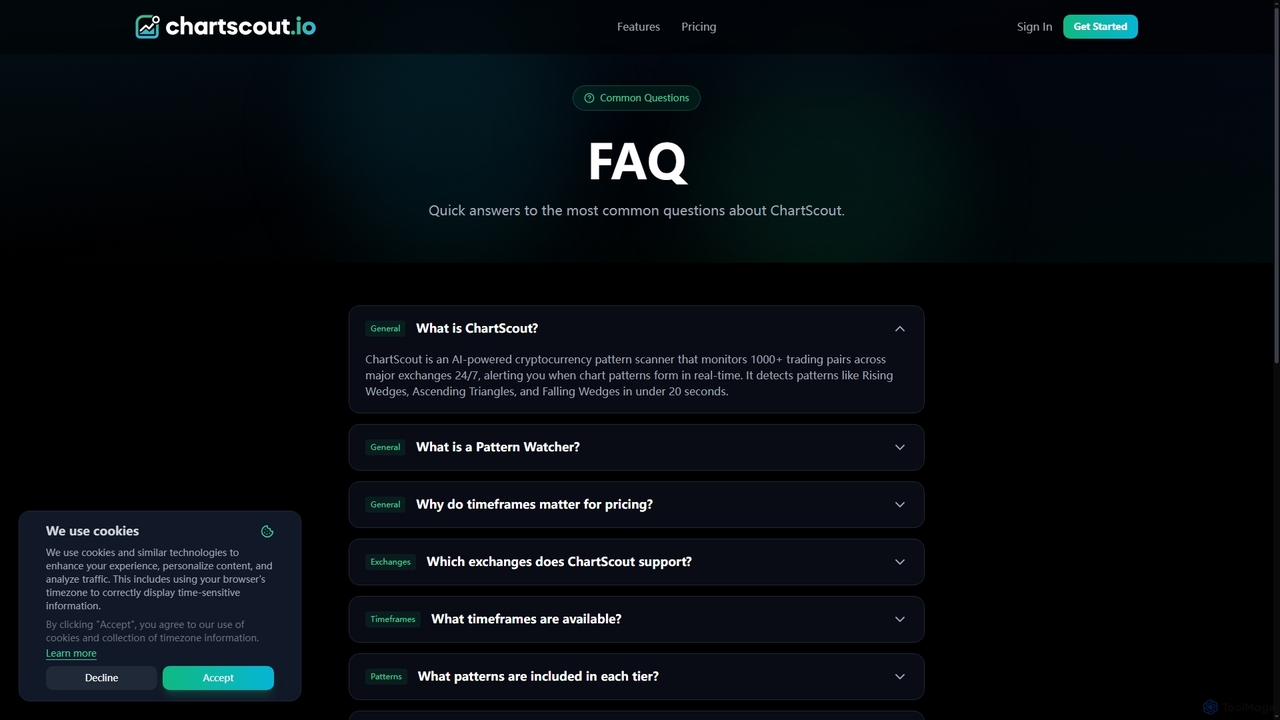 Frequently Asked Questions | ChartScout | ChartScout for ChartScout