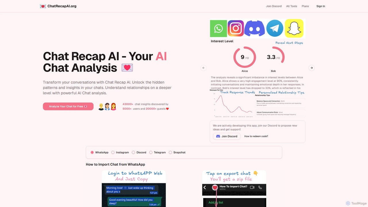 Chat Recap AI