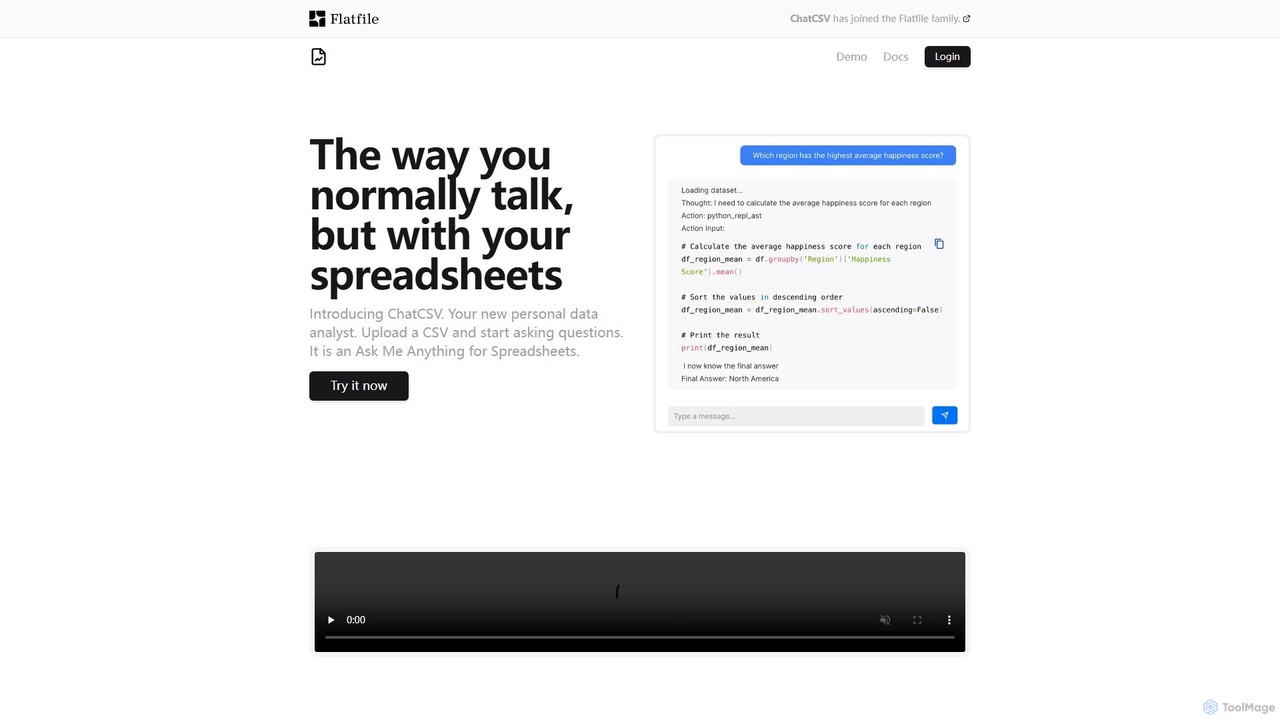 ChatCSV
