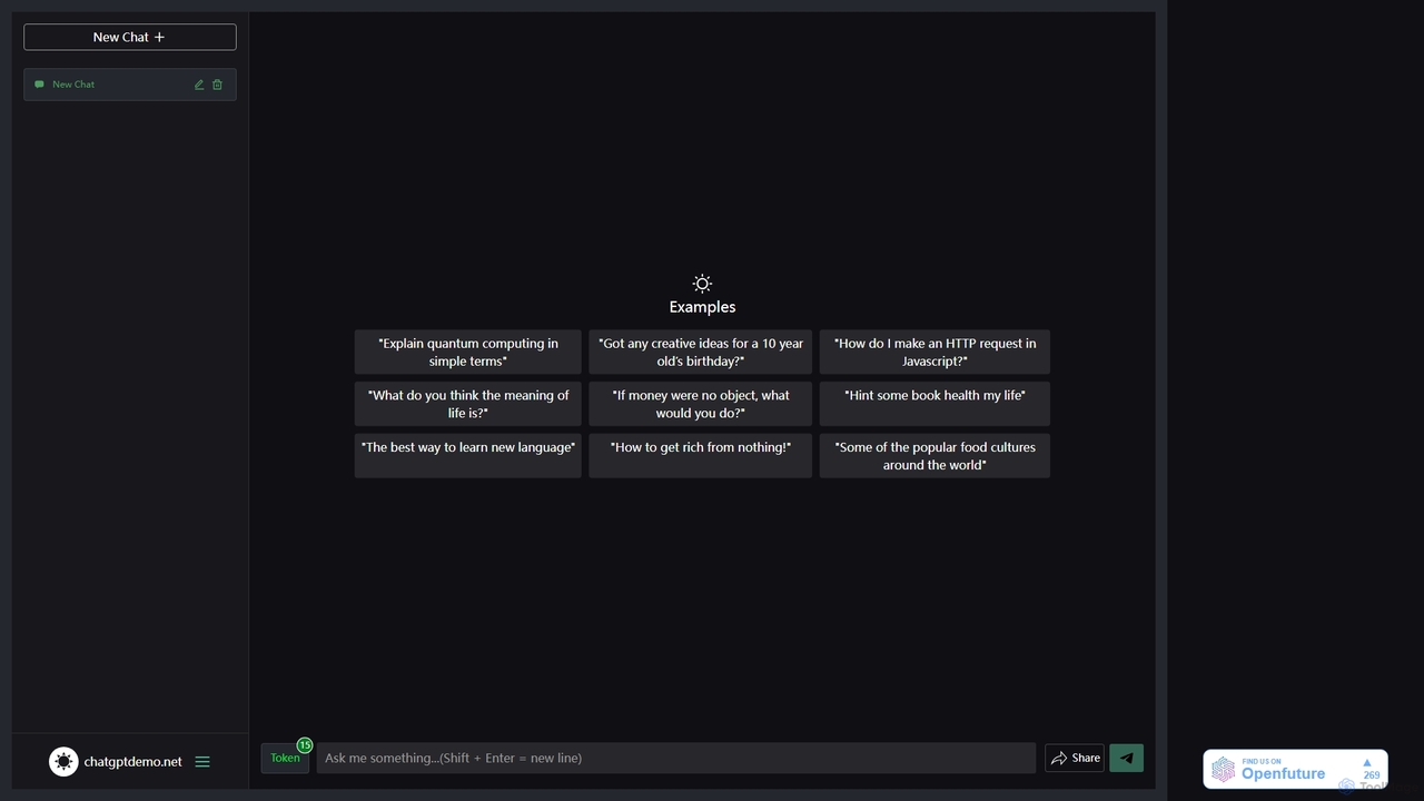 ChatGPT Demo Free